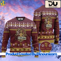 Harry Potter Gryffindor Ugly Christmas Sweater