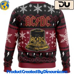 Hells Bells ACDC Ugly Christmas Sweater