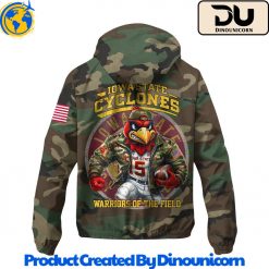 Iowa State Cyclones Football NCAA Camo Windbreaker Jacket