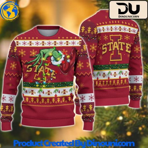 Iowa State Cyclones Football NCAA Ugly Christmas Sweater