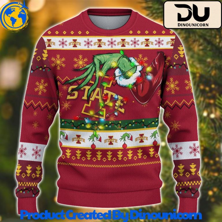 Iowa State Cyclones Football NCAA Ugly Christmas Sweater