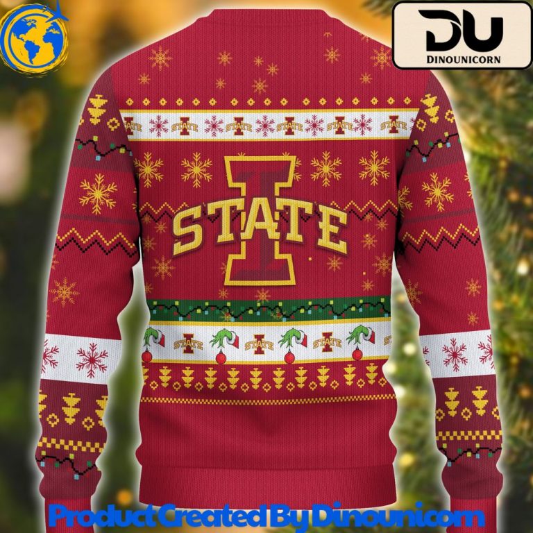 Iowa State Cyclones Football NCAA Ugly Christmas Sweater