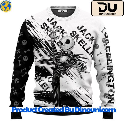 Jack Skellington 2 Ugly Christmas Sweater