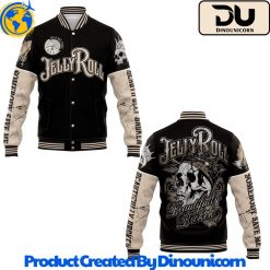 Jelly Roll Beautifully Broken 2024 Tour Baseball Jacket