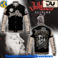 Jelly Roll Beautifully Broken 2024 Tour Baseball Jacket