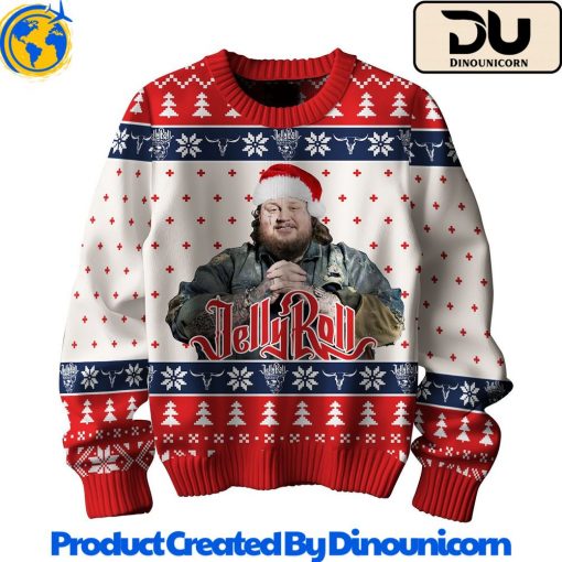 Jelly Roll Ugly Christmas Sweater