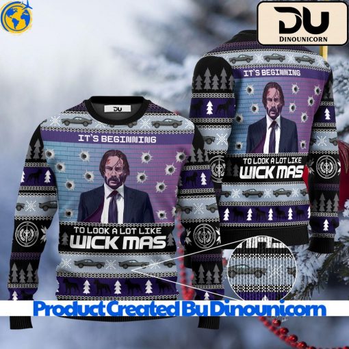 John Wick Ugly Christmas Sweater