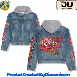 Kansas City Chiefs Football NFL Hooded Denim Jacket