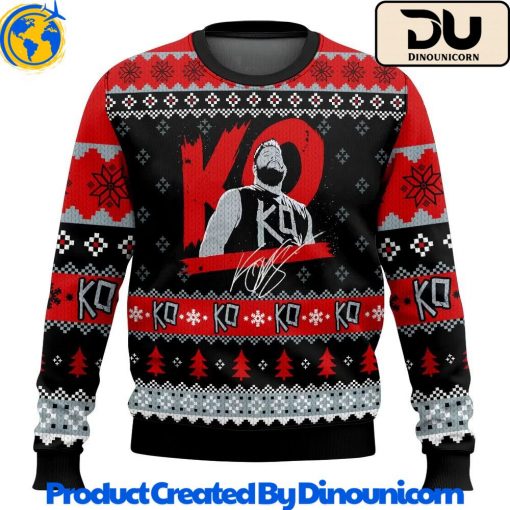 Kevin Owens Ugly Christmas Sweater