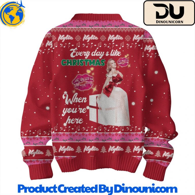 Kylie Minogue Ugly Christmas Sweater