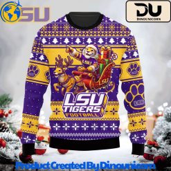 LSU Tigers Football NCAA Ugly Christmas Sweater