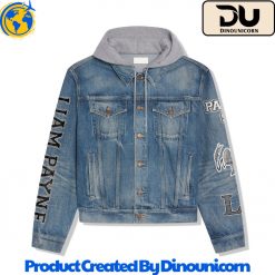 Liam Payne RIP Hooded Denim Jacket