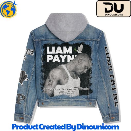 Liam Payne RIP Hooded Denim Jacket