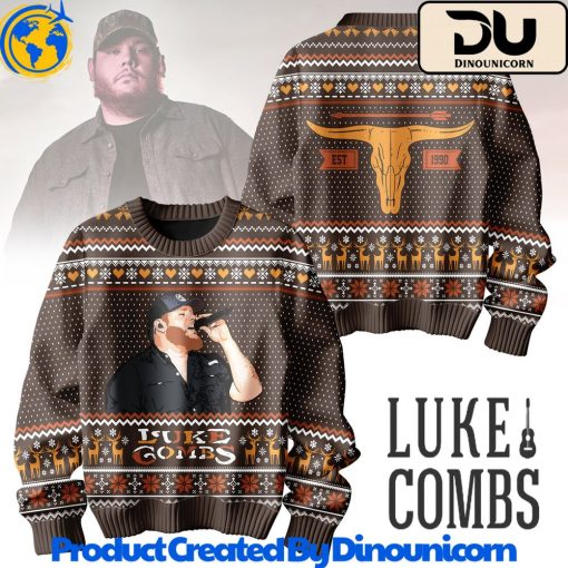 Luke Combs Ugly Christmas Sweater