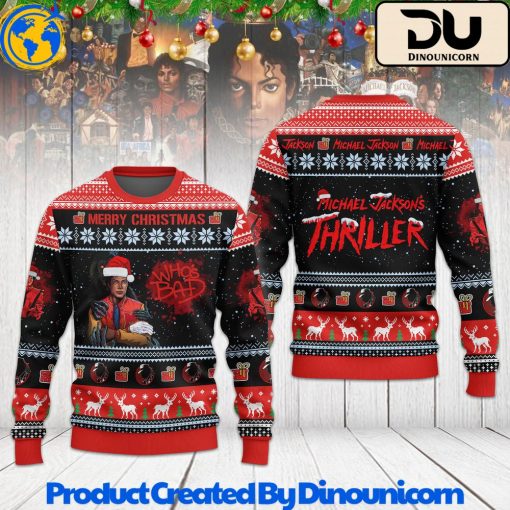 Michael Jackson Ugly Christmas Sweater