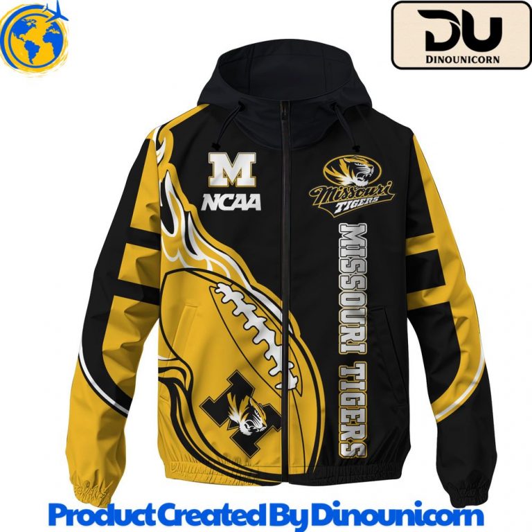 Missouri Tigers Football NCAA Windbreaker Jacket