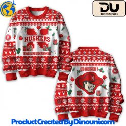 Nebraska Cornhuskers Football NCAA Ugly Christmas Sweater