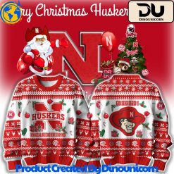 Nebraska Cornhuskers Football NCAA Ugly Christmas Sweater