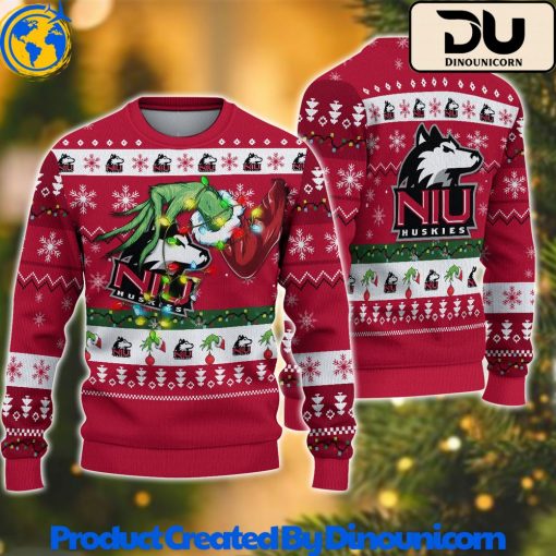 Northern Illinois Huskies Football NCAA Ugly Christmas Sweater