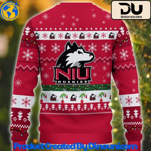 Northern Illinois Huskies Football NCAA Ugly Christmas Sweater