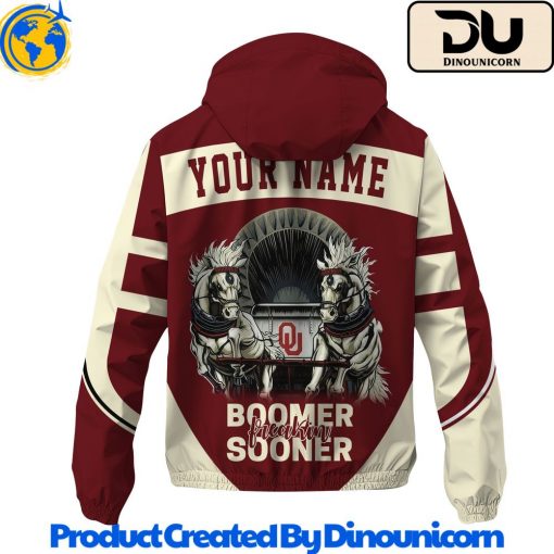 Oklahoma Sooners Football NCAA Windbreaker Jacket