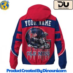 Ole Miss Rebels Football NCAA Windbreaker Jacket