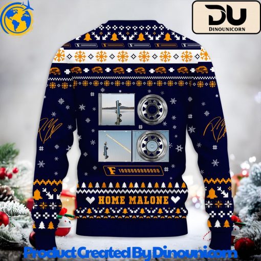 Post Malone F-1 Trillion Ugly Christmas Sweater