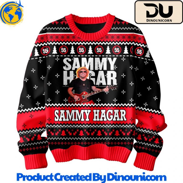 Sammy Hagar Ugly Christmas Sweater