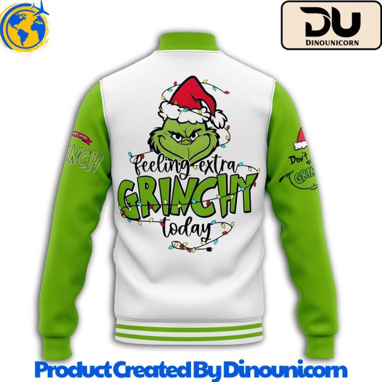 The Grinch Baseball Jacket