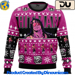 The Hitman Bret Hart Wrestler Ugly Christmas Sweater 1