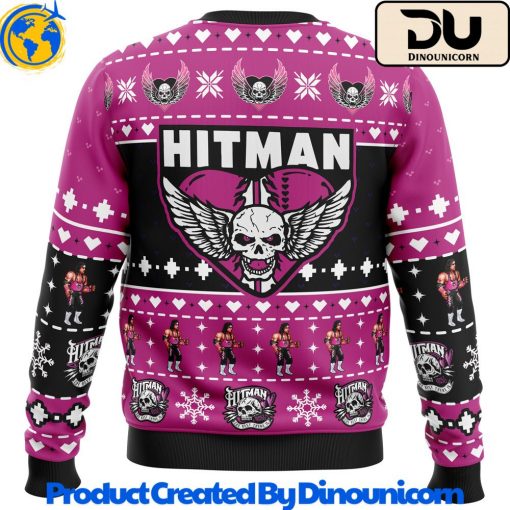 The Hitman Bret Hart Wrestler Ugly Christmas Sweater