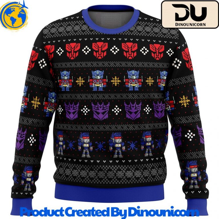 Transformers Ugly Christmas Sweater