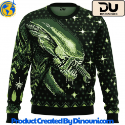 Xenomorph Alien Ugly Christmas Sweater 1