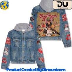 A Christmas Story Hooded Denim Jacket