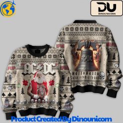 ACDC Hells Bells Ugly Christmas Sweater