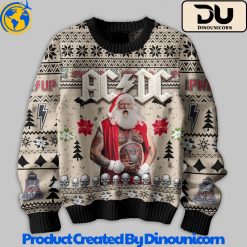 ACDC Hells Bells Ugly Christmas Sweater