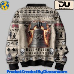 ACDC Hells Bells Ugly Christmas Sweater