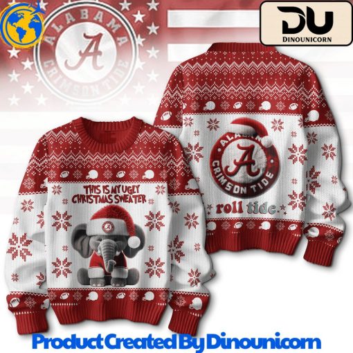 Alabama Crimson Tide Football NCAA Ugly Christmas Sweater