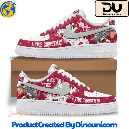 Alabama Crimson Tide NCAA Christmas Edition Air Force 1 Sneaker