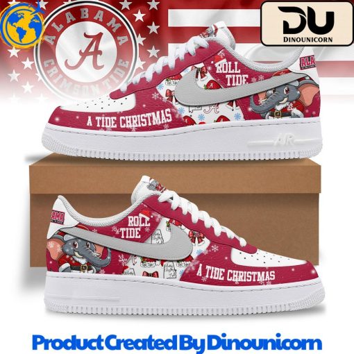 Alabama Crimson Tide NCAA Christmas Edition Air Force 1 Sneaker