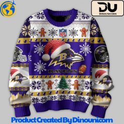 Baltimore Ravens NFL Ugly Christmas Sweater