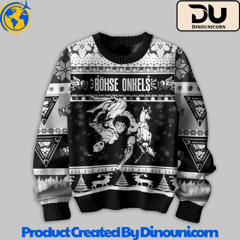 Bohse Onkelz Rock Band Ugly Christmas Sweater