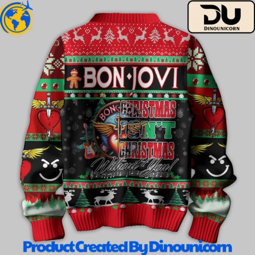 Bon Jovi Ugly Christmas Sweater