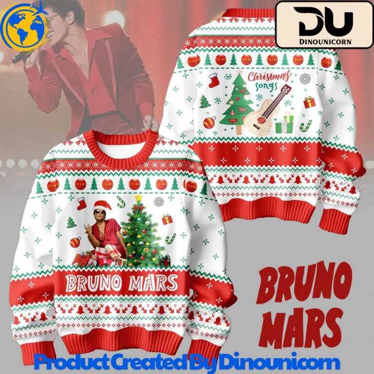 Bruno Mars Ugly Christmas Sweater