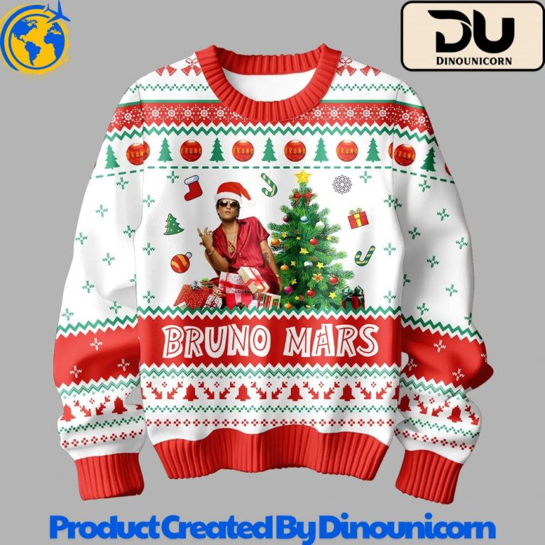 Bruno Mars Ugly Christmas Sweater