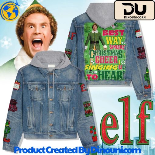 Buddy the Elf Hooded Denim Jacket