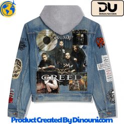 Creed Rock Band Hooded Denim Jacket