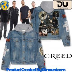 Creed Rock Band Hooded Denim Jacket