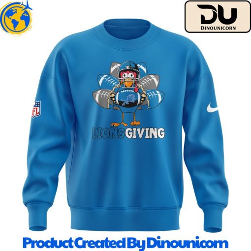 Detroit Lions NFL Thanksgiving Day Sweatshirt