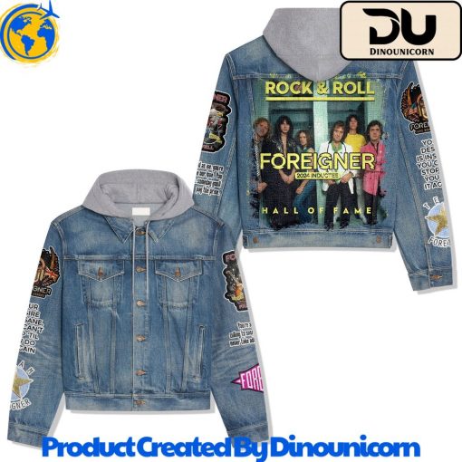 Foreigner Hooded Denim Jacket